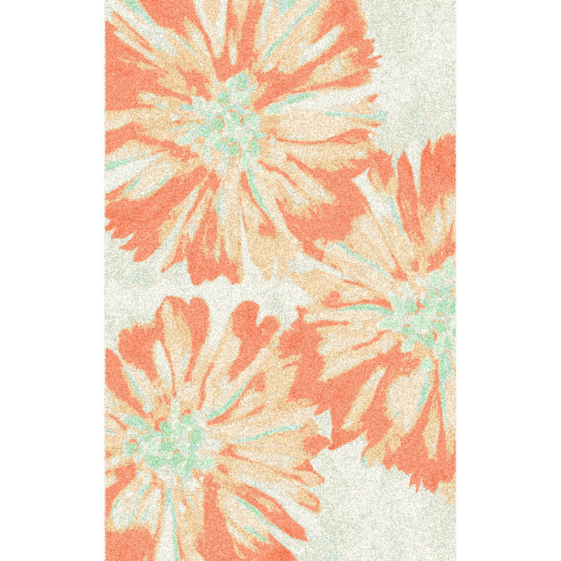 Bungalow Rose Mcniel Blush/Cream Area Rug & Reviews Wayfair